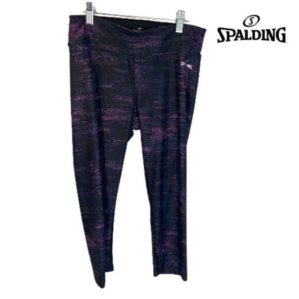 SPALDING Women's Activewear 3/4 Printed Leggings‎